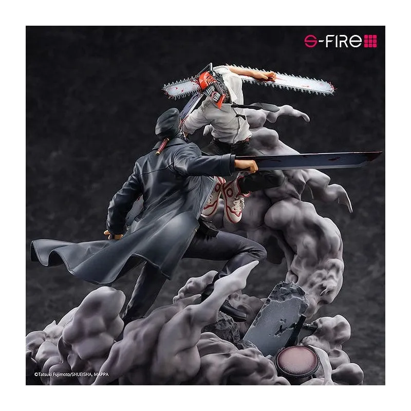 [Pre-order] Chainsaw Man - Chainsaw Man vs. Samurai Sword Non Scale Figure SEGA