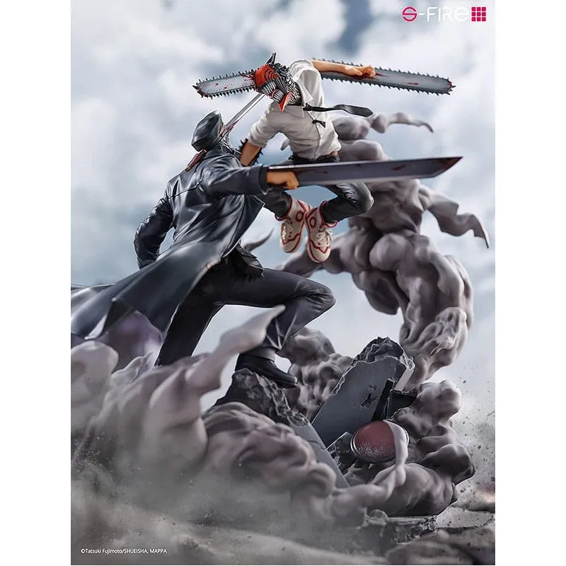 [Pre-order] Chainsaw Man - Chainsaw Man vs. Samurai Sword Non Scale Figure SEGA