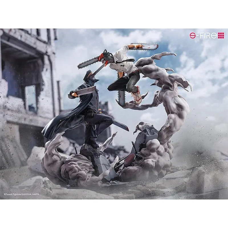 [Pre-order] Chainsaw Man - Chainsaw Man vs. Samurai Sword Non Scale Figure SEGA