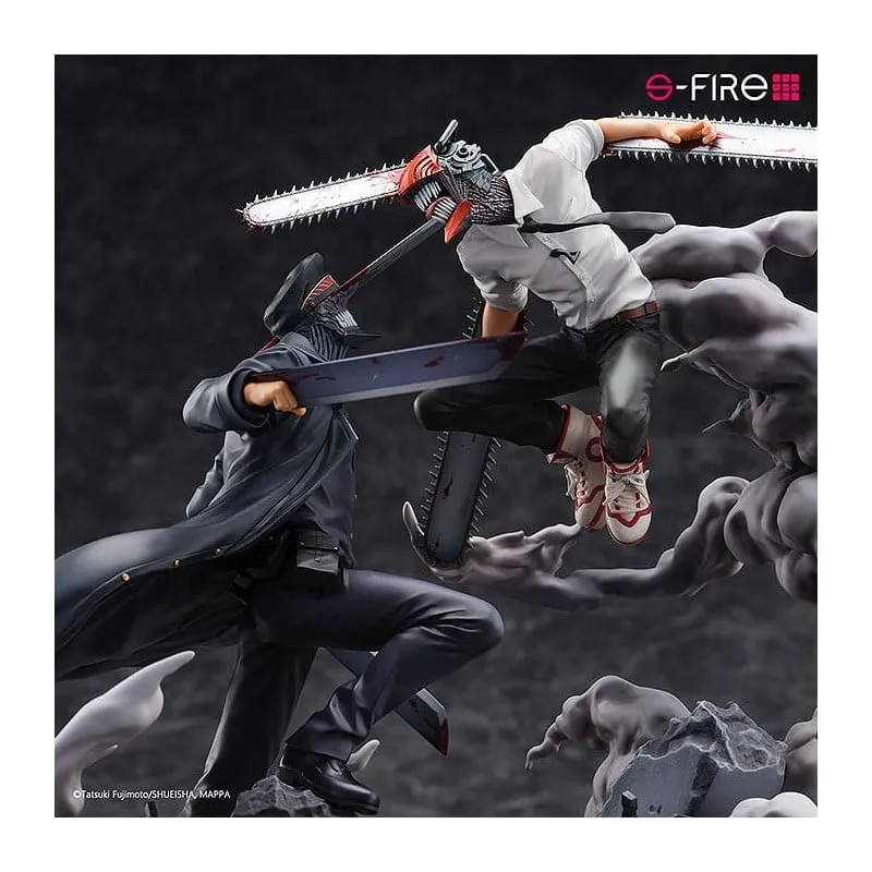 [Pre-order] Chainsaw Man - Chainsaw Man vs. Samurai Sword Non Scale Figure SEGA