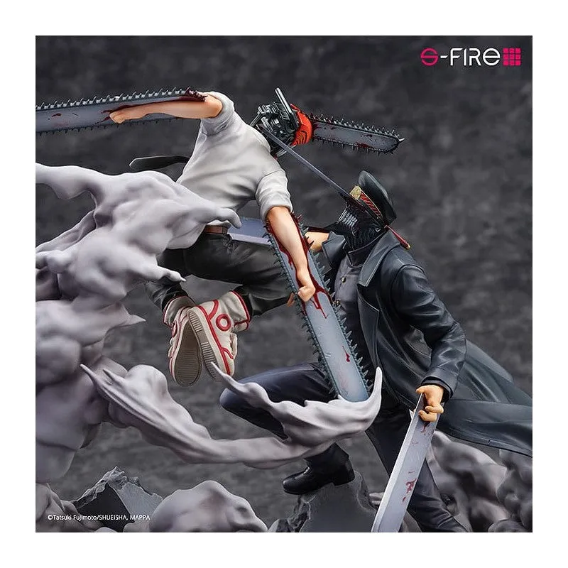 [Pre-order] Chainsaw Man - Chainsaw Man vs. Samurai Sword Non Scale Figure SEGA