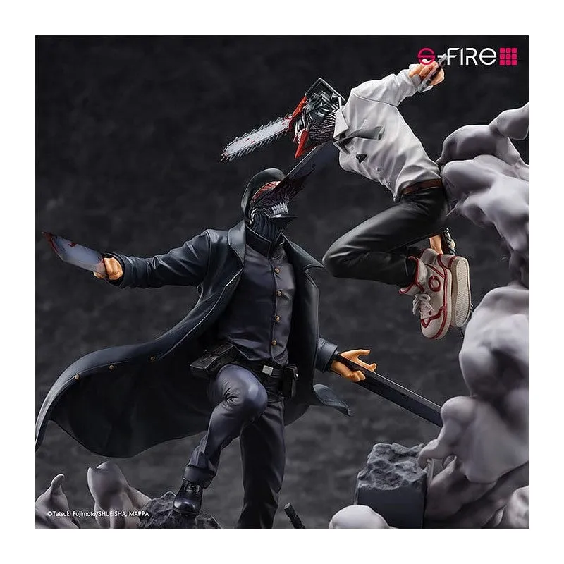 [Pre-order] Chainsaw Man - Chainsaw Man vs. Samurai Sword Non Scale Figure SEGA