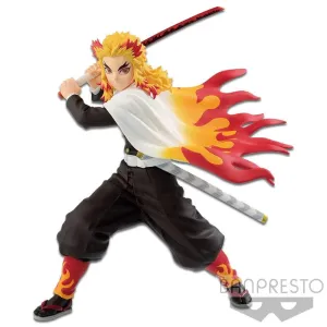 [Pre-order] Demon Slayer: Kimetsu No Yaiba - Kyojuro Rengoku Vibration Stars (Version B) Prize Figure Banpresto