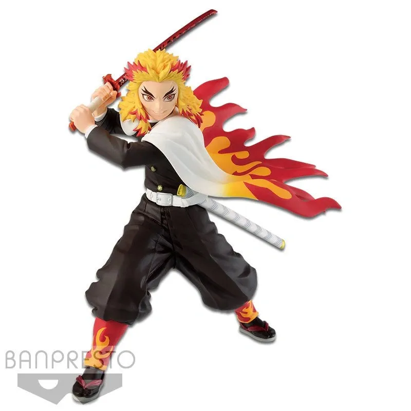 [Pre-order] Demon Slayer: Kimetsu No Yaiba - Kyojuro Rengoku Vibration Stars (Version B) Prize Figure Banpresto