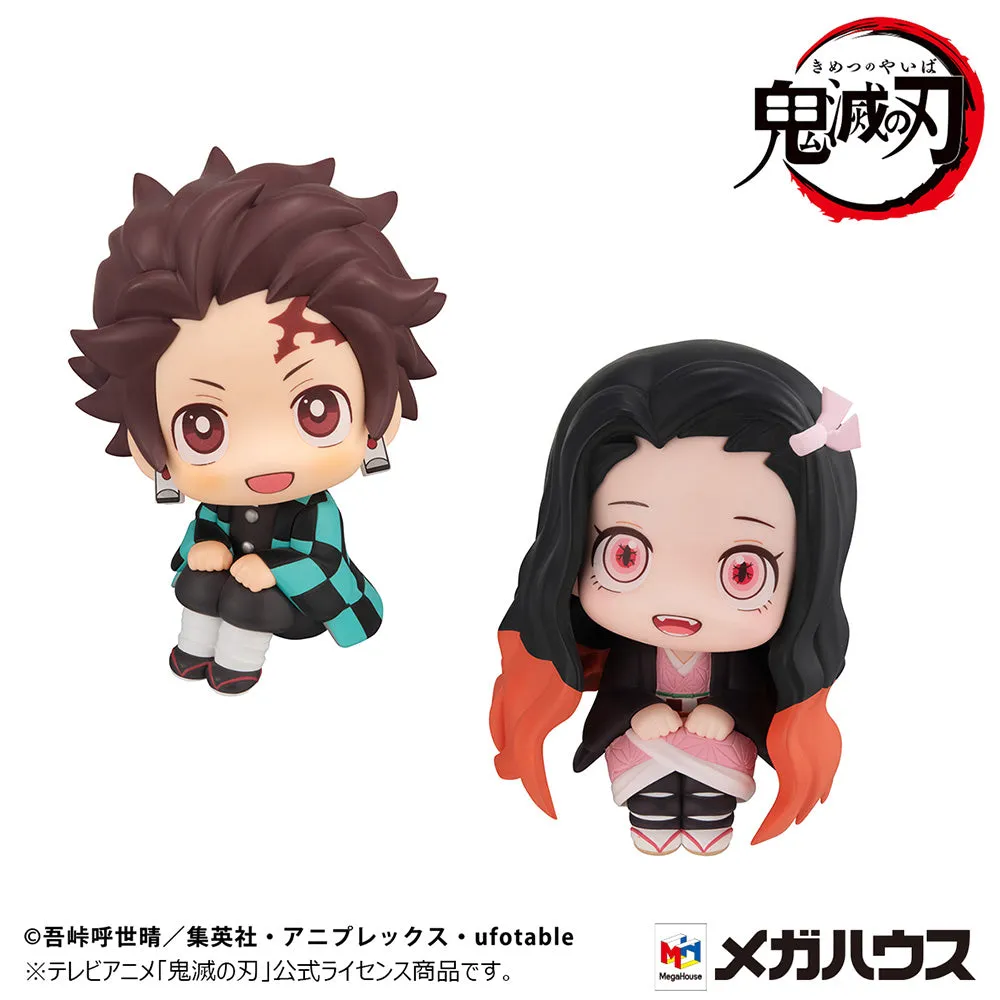 [Pre-order] Demon Slayer: Kimetsu no Yaiba - Tanjiro Kamado (Sharp face Ver.) & Nezuko Kamado (Conquered the Sun Ver.) Set [with gift] Lookup Mini Figure MegaHouse