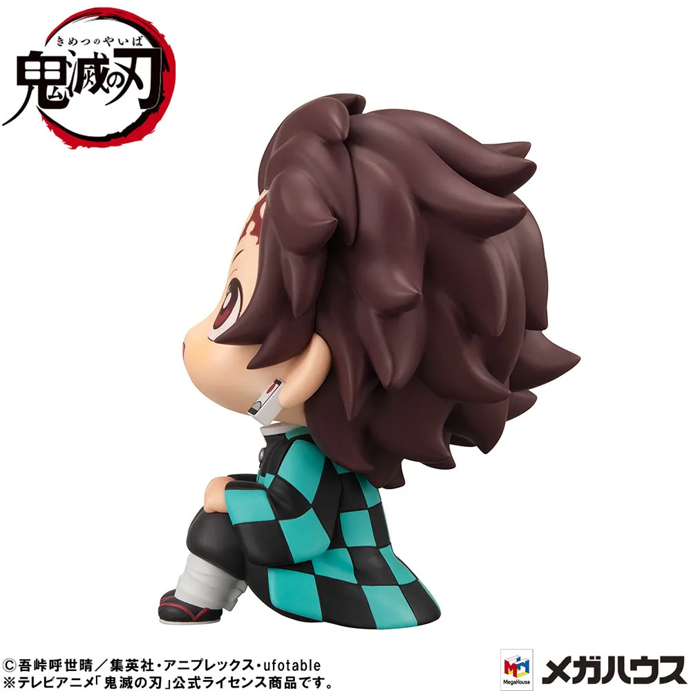 [Pre-order] Demon Slayer: Kimetsu no Yaiba - Tanjiro Kamado (Sharp face Ver.) & Nezuko Kamado (Conquered the Sun Ver.) Set [with gift] Lookup Mini Figure MegaHouse