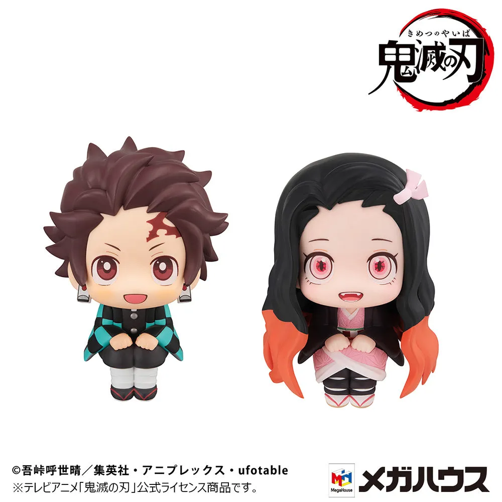 [Pre-order] Demon Slayer: Kimetsu no Yaiba - Tanjiro Kamado (Sharp face Ver.) & Nezuko Kamado (Conquered the Sun Ver.) Set [with gift] Lookup Mini Figure MegaHouse