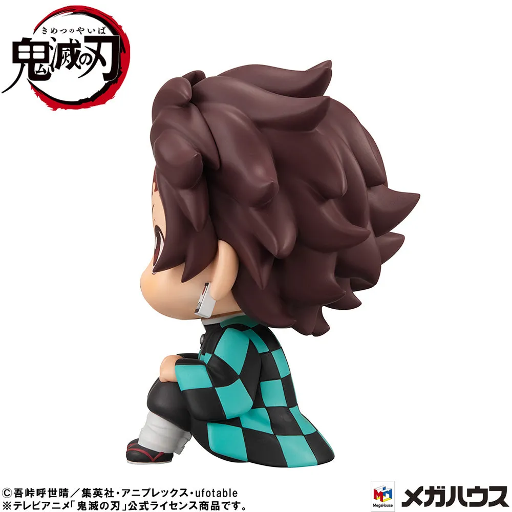[Pre-order] Demon Slayer: Kimetsu no Yaiba - Tanjiro Kamado (Sharp face Ver.) & Nezuko Kamado (Conquered the Sun Ver.) Set [with gift] Lookup Mini Figure MegaHouse
