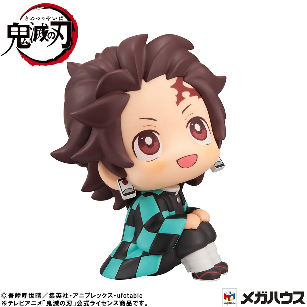 [Pre-order] Demon Slayer: Kimetsu no Yaiba - Tanjiro Kamado (Sharp face Ver.) & Nezuko Kamado (Conquered the Sun Ver.) Set [with gift] Lookup Mini Figure MegaHouse