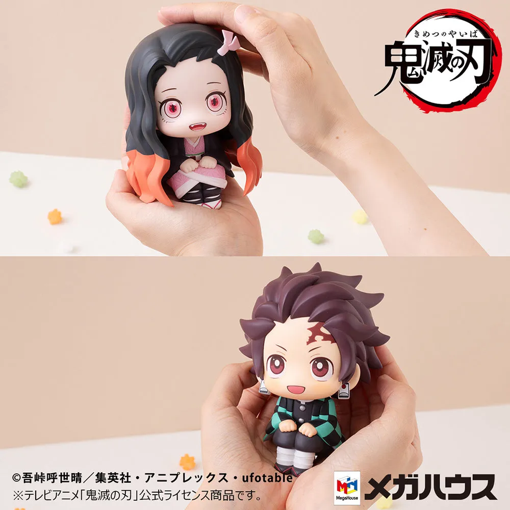 [Pre-order] Demon Slayer: Kimetsu no Yaiba - Tanjiro Kamado (Sharp face Ver.) & Nezuko Kamado (Conquered the Sun Ver.) Set [with gift] Lookup Mini Figure MegaHouse