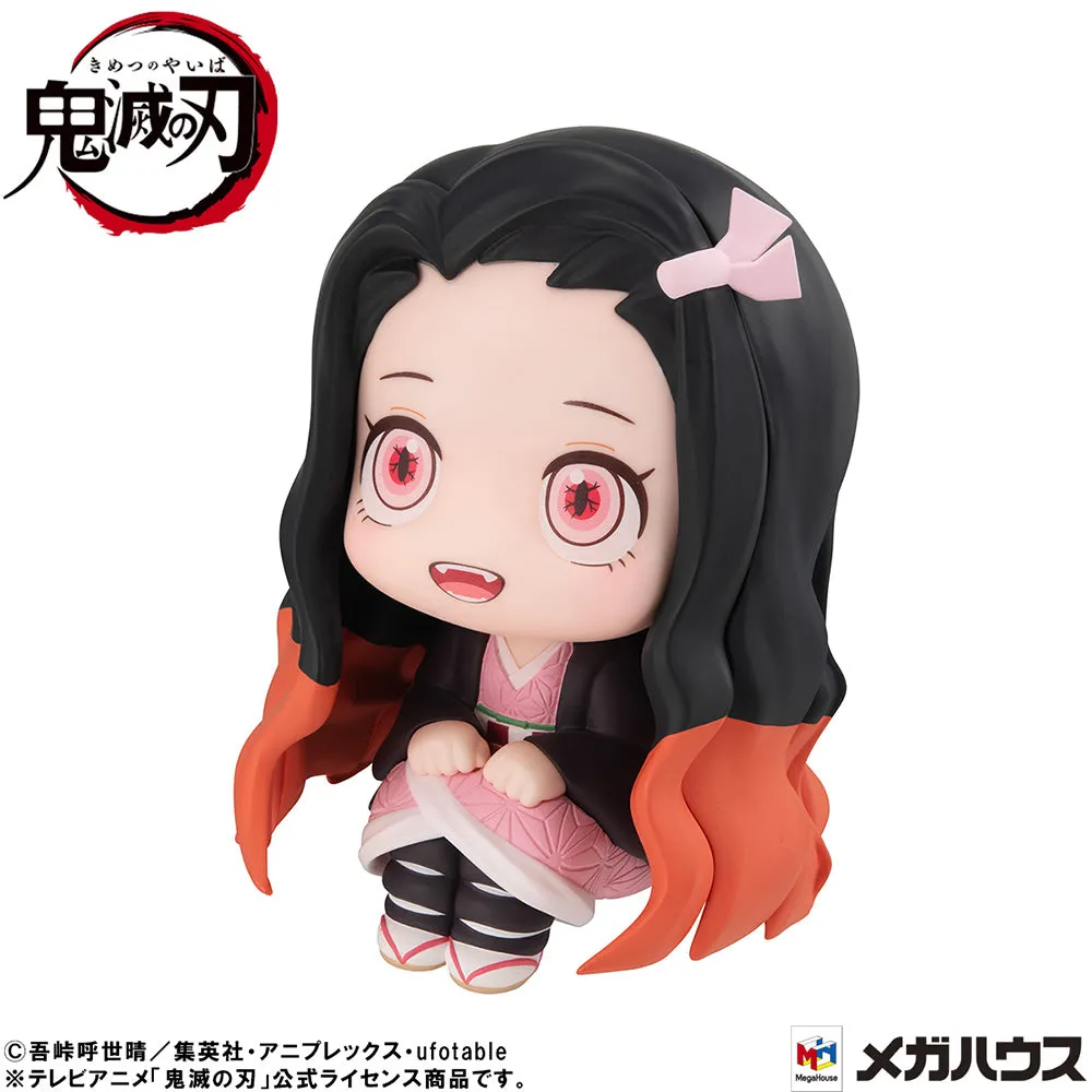 [Pre-order] Demon Slayer: Kimetsu no Yaiba - Tanjiro Kamado (Sharp face Ver.) & Nezuko Kamado (Conquered the Sun Ver.) Set [with gift] Lookup Mini Figure MegaHouse