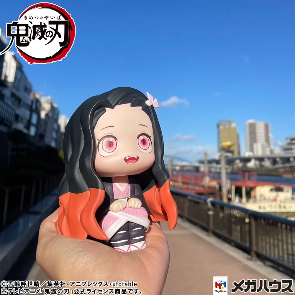 [Pre-order] Demon Slayer: Kimetsu no Yaiba - Tanjiro Kamado (Sharp face Ver.) & Nezuko Kamado (Conquered the Sun Ver.) Set [with gift] Lookup Mini Figure MegaHouse