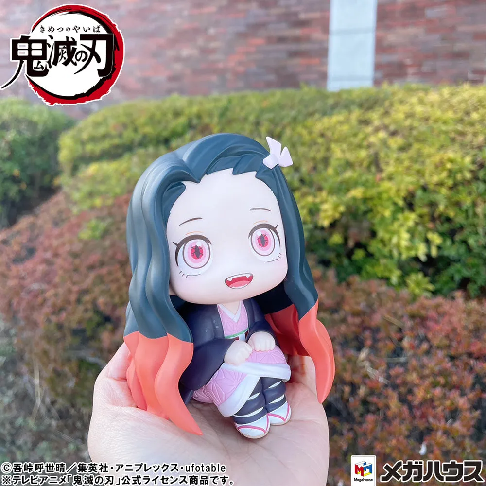 [Pre-order] Demon Slayer: Kimetsu no Yaiba - Tanjiro Kamado (Sharp face Ver.) & Nezuko Kamado (Conquered the Sun Ver.) Set [with gift] Lookup Mini Figure MegaHouse