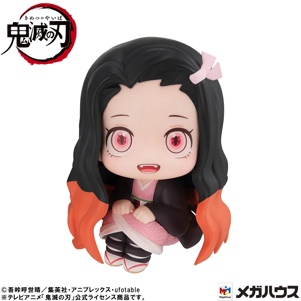 [Pre-order] Demon Slayer: Kimetsu no Yaiba - Tanjiro Kamado (Sharp face Ver.) & Nezuko Kamado (Conquered the Sun Ver.) Set [with gift] Lookup Mini Figure MegaHouse