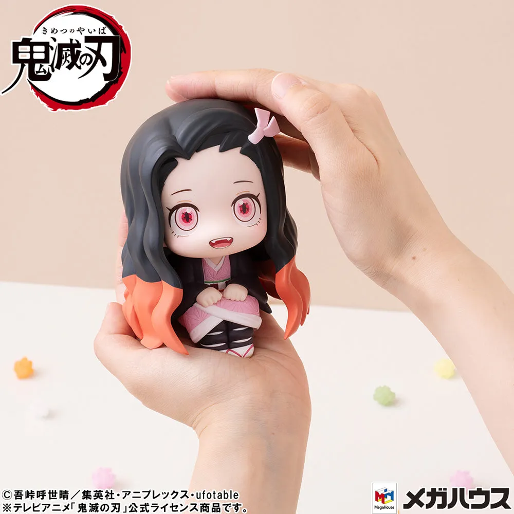 [Pre-order] Demon Slayer: Kimetsu no Yaiba - Tanjiro Kamado (Sharp face Ver.) & Nezuko Kamado (Conquered the Sun Ver.) Set [with gift] Lookup Mini Figure MegaHouse