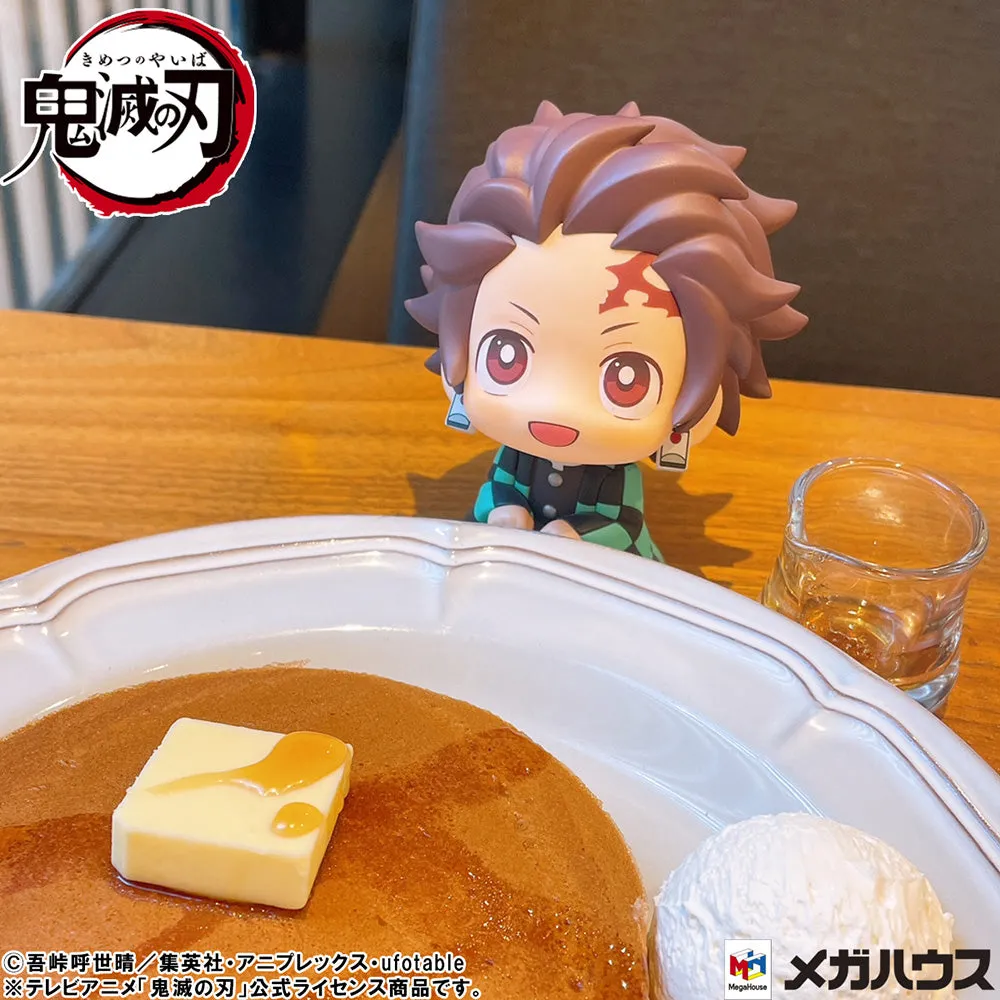 [Pre-order] Demon Slayer: Kimetsu no Yaiba - Tanjiro Kamado (Sharp face Ver.) & Nezuko Kamado (Conquered the Sun Ver.) Set [with gift] Lookup Mini Figure MegaHouse