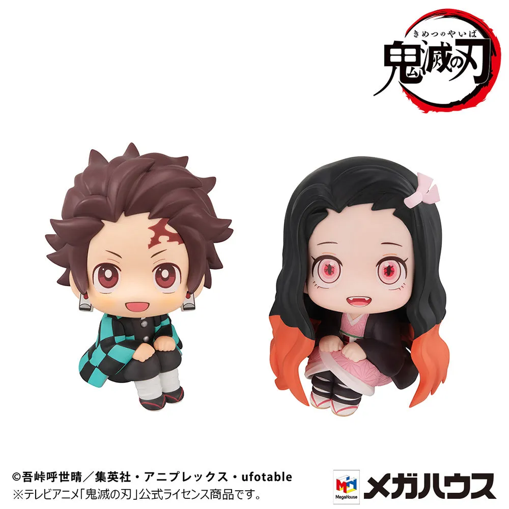 [Pre-order] Demon Slayer: Kimetsu no Yaiba - Tanjiro Kamado (Sharp face Ver.) & Nezuko Kamado (Conquered the Sun Ver.) Set [with gift] Lookup Mini Figure MegaHouse