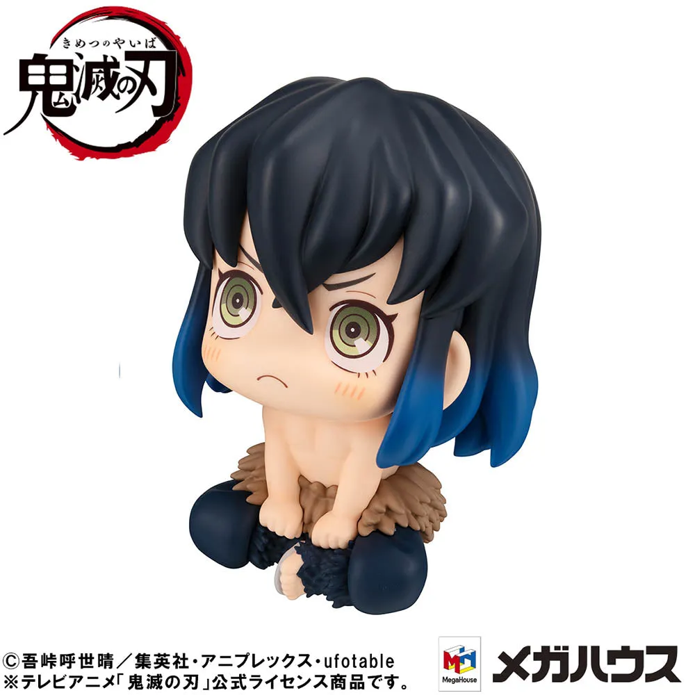 [Pre-order] Demon Slayer: Kimetsu no Yaiba - Zenitsu Agatsuma (Smile Ver.) & Inosuke Hashibira (Bossy Ver.) [with gift] Lookup Mini Figure MegaHouse