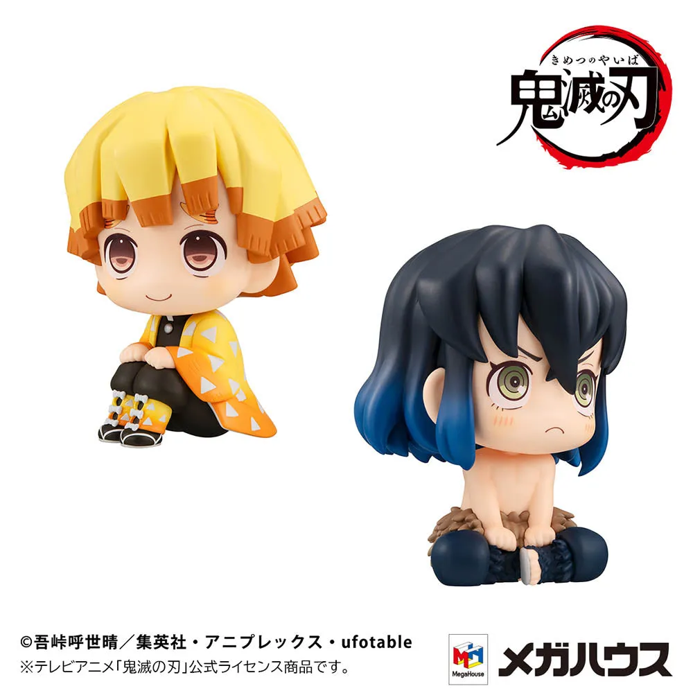 [Pre-order] Demon Slayer: Kimetsu no Yaiba - Zenitsu Agatsuma (Smile Ver.) & Inosuke Hashibira (Bossy Ver.) [with gift] Lookup Mini Figure MegaHouse