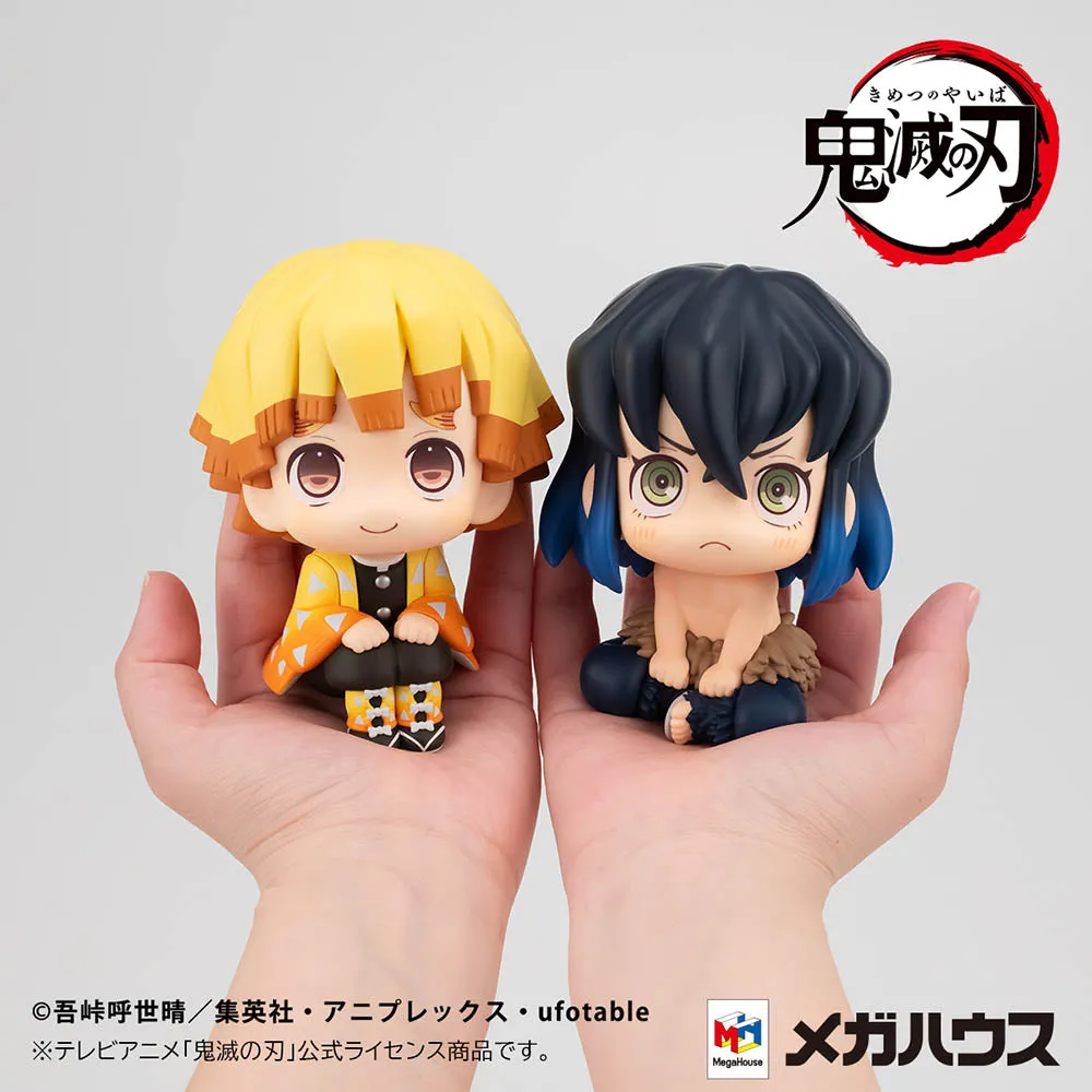 [Pre-order] Demon Slayer: Kimetsu no Yaiba - Zenitsu Agatsuma (Smile Ver.) & Inosuke Hashibira (Bossy Ver.) [with gift] Lookup Mini Figure MegaHouse