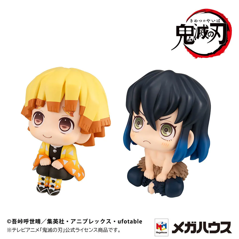 [Pre-order] Demon Slayer: Kimetsu no Yaiba - Zenitsu Agatsuma (Smile Ver.) & Inosuke Hashibira (Bossy Ver.) [with gift] Lookup Mini Figure MegaHouse
