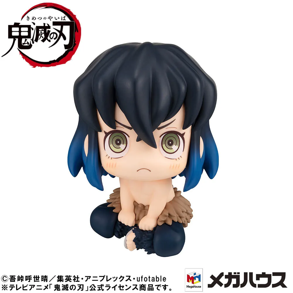 [Pre-order] Demon Slayer: Kimetsu no Yaiba - Zenitsu Agatsuma (Smile Ver.) & Inosuke Hashibira (Bossy Ver.) [with gift] Lookup Mini Figure MegaHouse