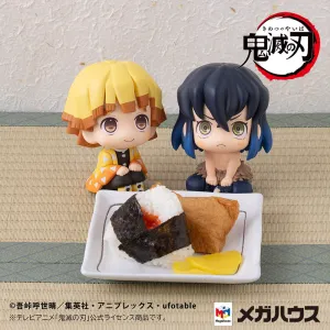 [Pre-order] Demon Slayer: Kimetsu no Yaiba - Zenitsu Agatsuma (Smile Ver.) & Inosuke Hashibira (Bossy Ver.) [with gift] Lookup Mini Figure MegaHouse
