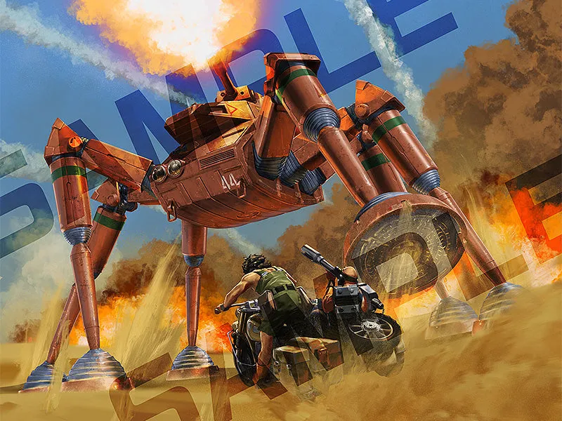 [Pre-order] Fang of the Sun Dougram - COMBAT ARMORS MAX23 Abitate F44D Desert Gunner (re-run) Plastic Model Kit Max Factory