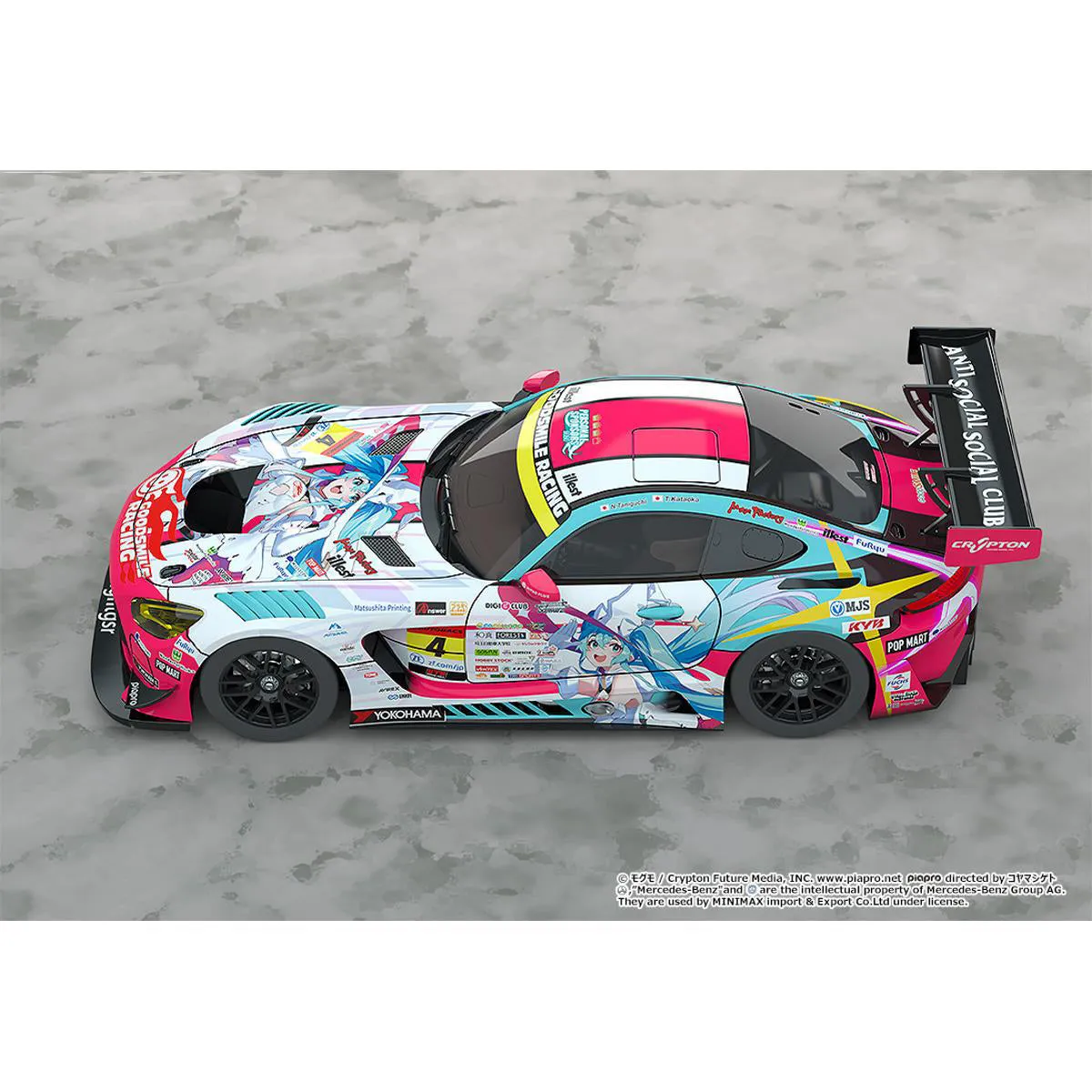 [Pre-order] Hatsune Miku GT Project - Good Smile Hatsune Miku (AMG 2024 Season Opening Ver.) Plastic Model Kit Good Smile Racing