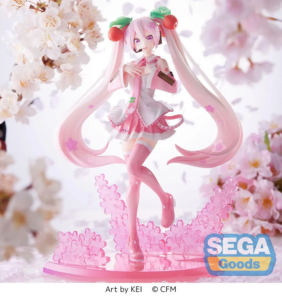 [Pre-order] Hatsune Miku - Luminasta Sakura Miku 2023 Prize Figure SEGA