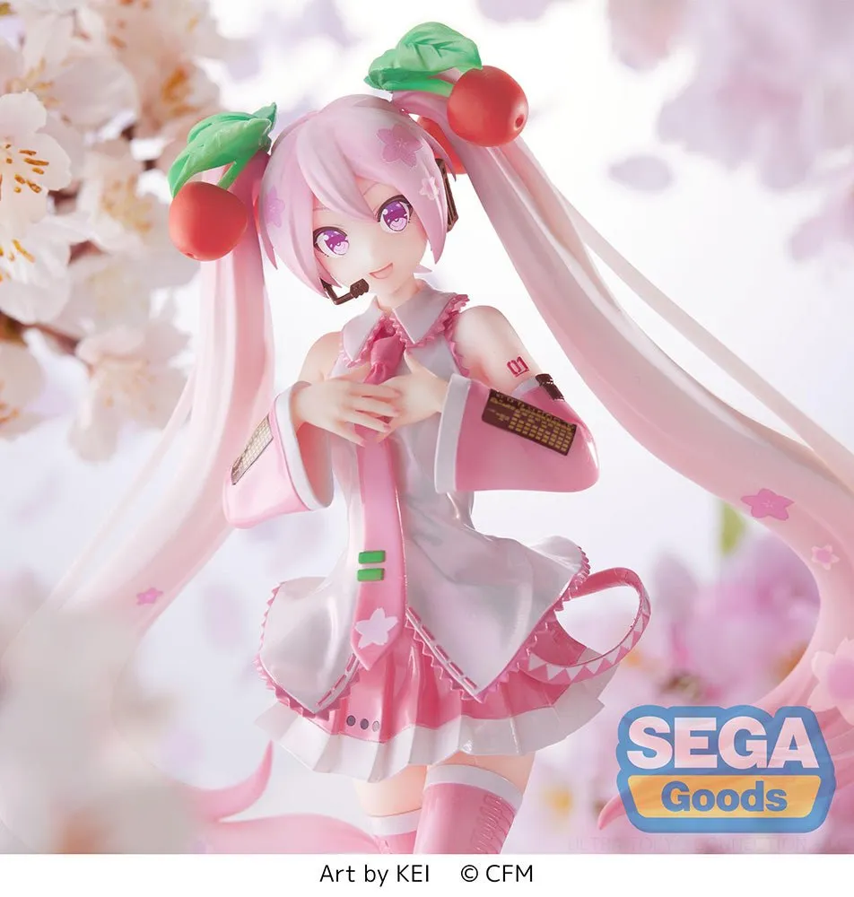 [Pre-order] Hatsune Miku - Luminasta Sakura Miku 2023 Prize Figure SEGA