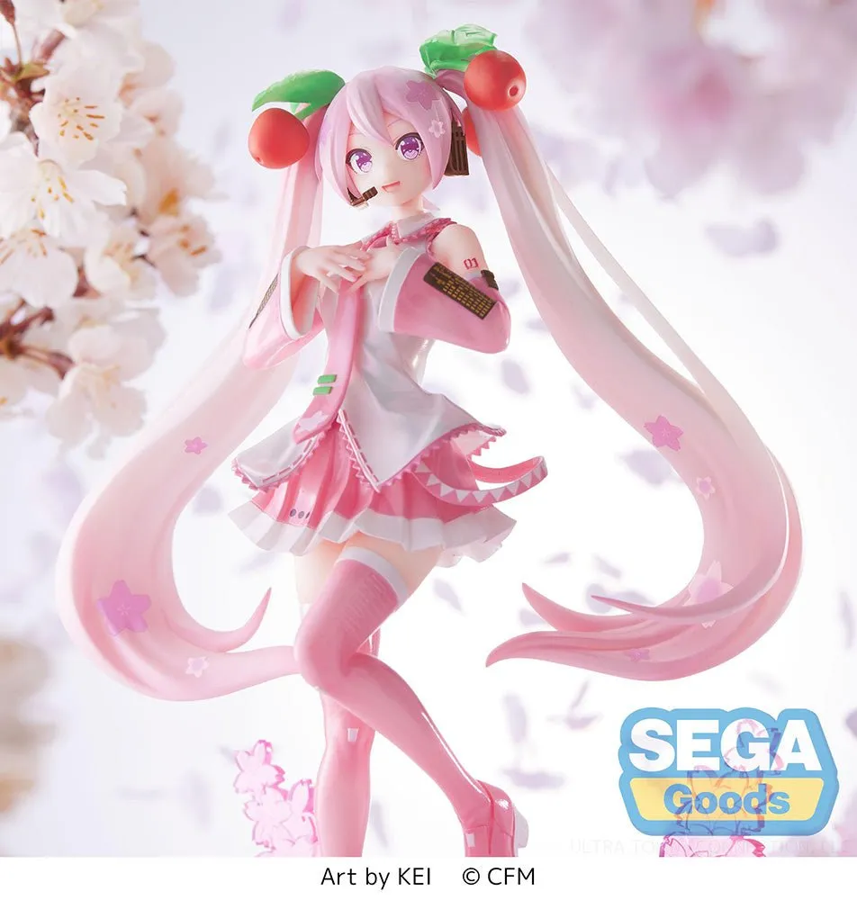 [Pre-order] Hatsune Miku - Luminasta Sakura Miku 2023 Prize Figure SEGA