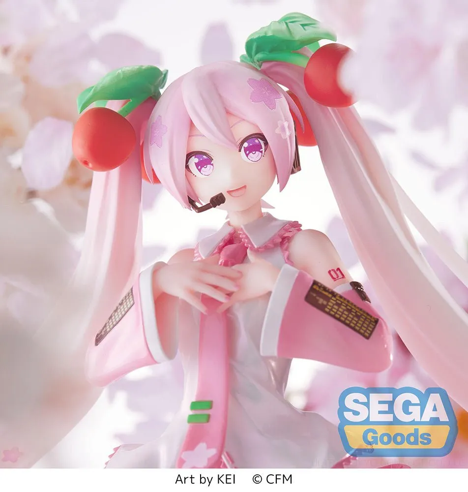 [Pre-order] Hatsune Miku - Luminasta Sakura Miku 2023 Prize Figure SEGA