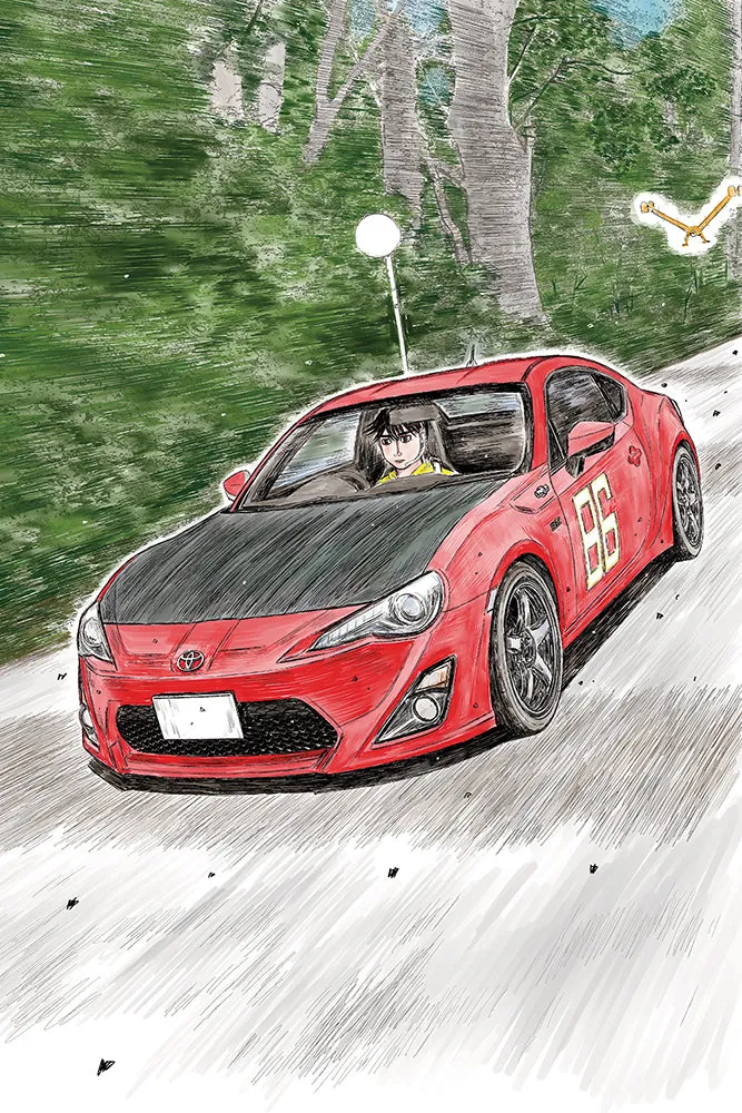 [Pre-order] Initial D - KATAGIRI KANATA ZN6 TOYOTA86 COMICS VOL.9 The Peninsula MANAZURU Ver. Plastic Model Kit Aoshima