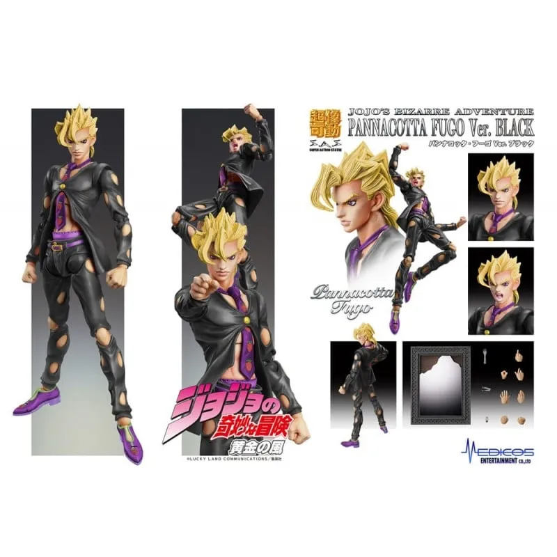 [Pre-order]  JoJo's Bizarre Adventure - Pannacotta (Fugo Ver. BLACK) Chozokado Action Figure Medicos Entertainment