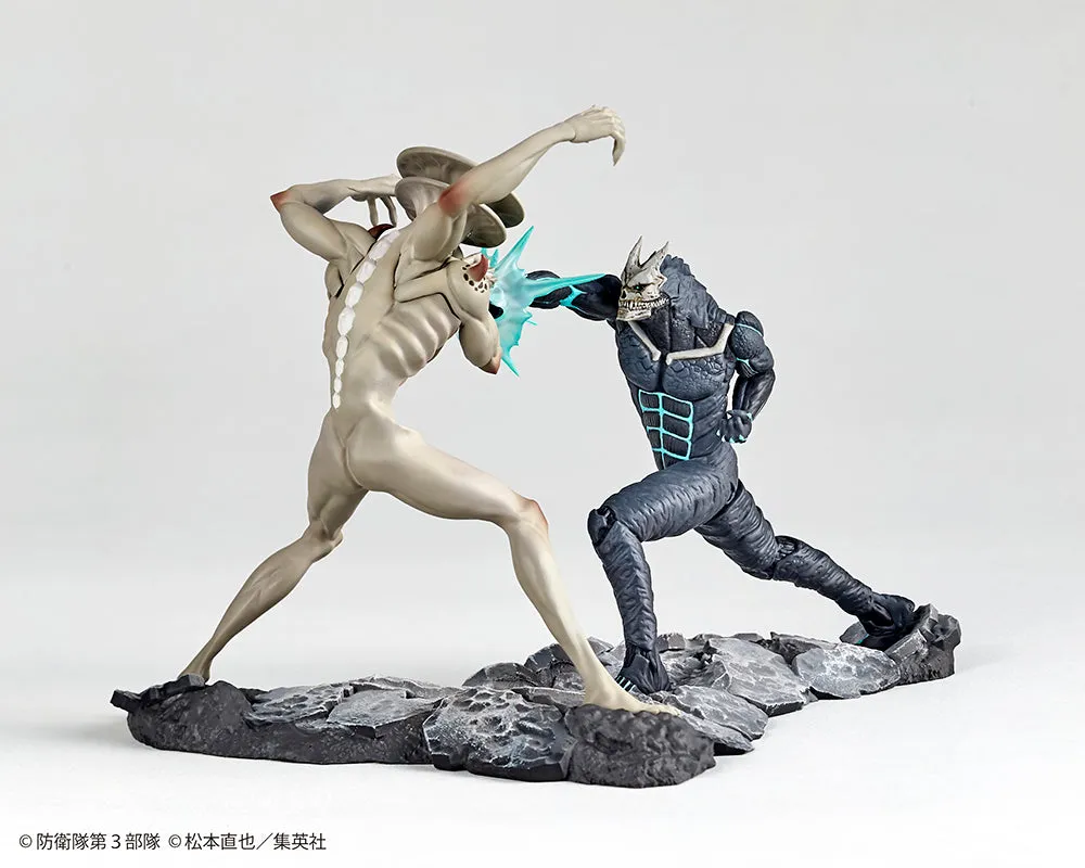 [Pre-order] KAIJU No.8 - Kaiju No. 8 vs Kaiju No. 9 1/18 Scale Figure Kaiyodo
