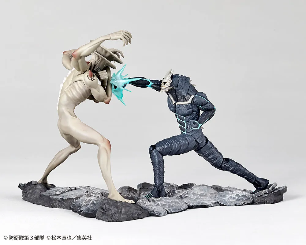 [Pre-order] KAIJU No.8 - Kaiju No. 8 vs Kaiju No. 9 1/18 Scale Figure Kaiyodo