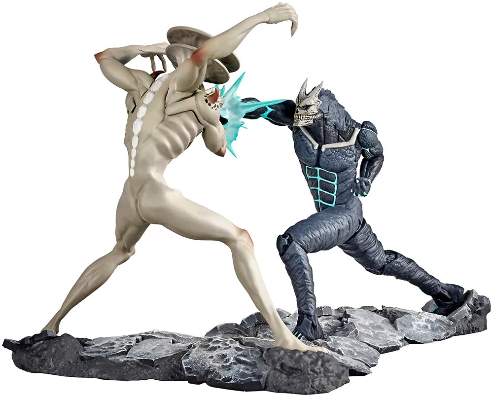 [Pre-order] KAIJU No.8 - Kaiju No. 8 vs Kaiju No. 9 1/18 Scale Figure Kaiyodo