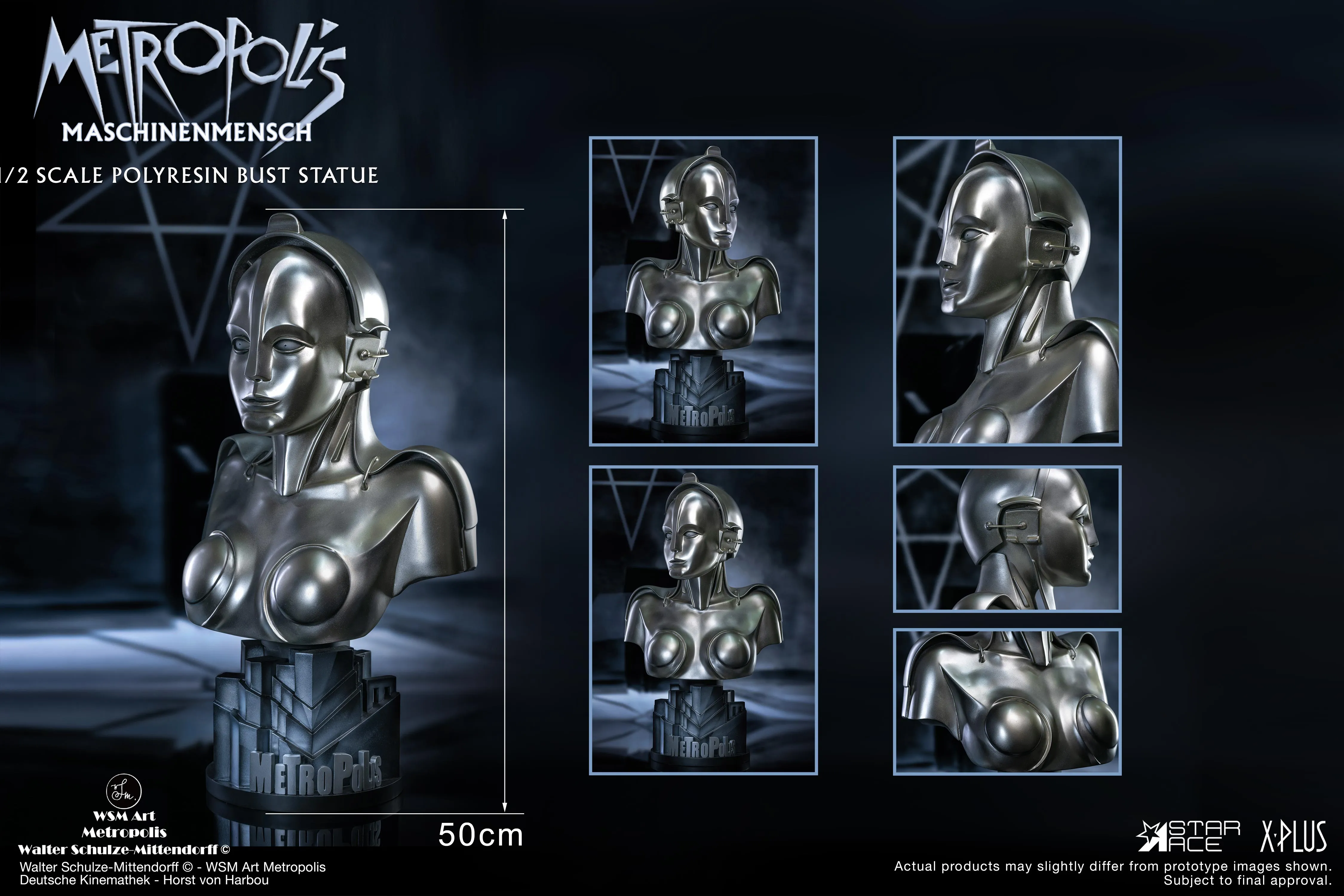 [Pre-order] Metropolis - Maschinenmensch 1/2 Scale Bust Figure Star Ace Toys
