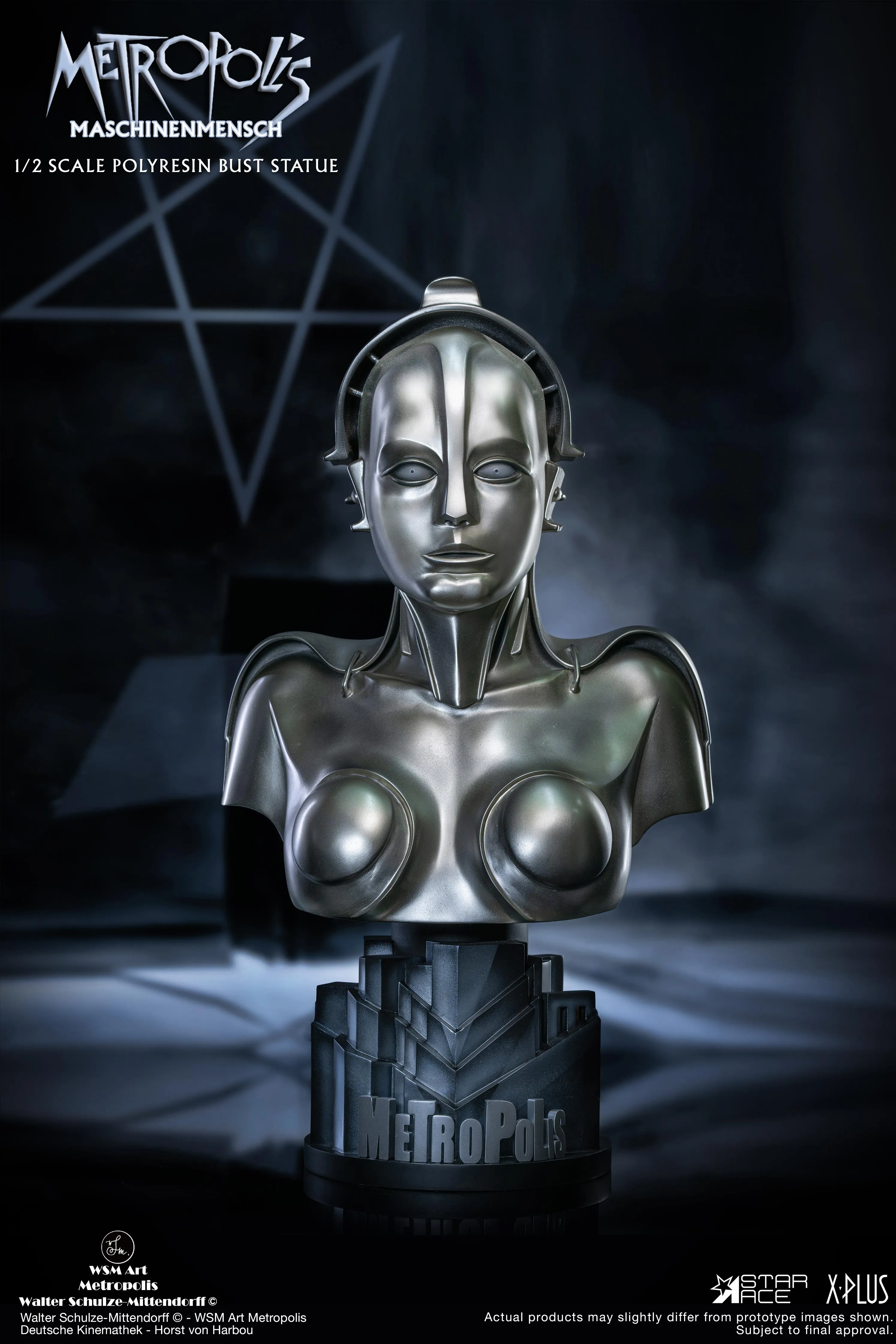 [Pre-order] Metropolis - Maschinenmensch 1/2 Scale Bust Figure Star Ace Toys