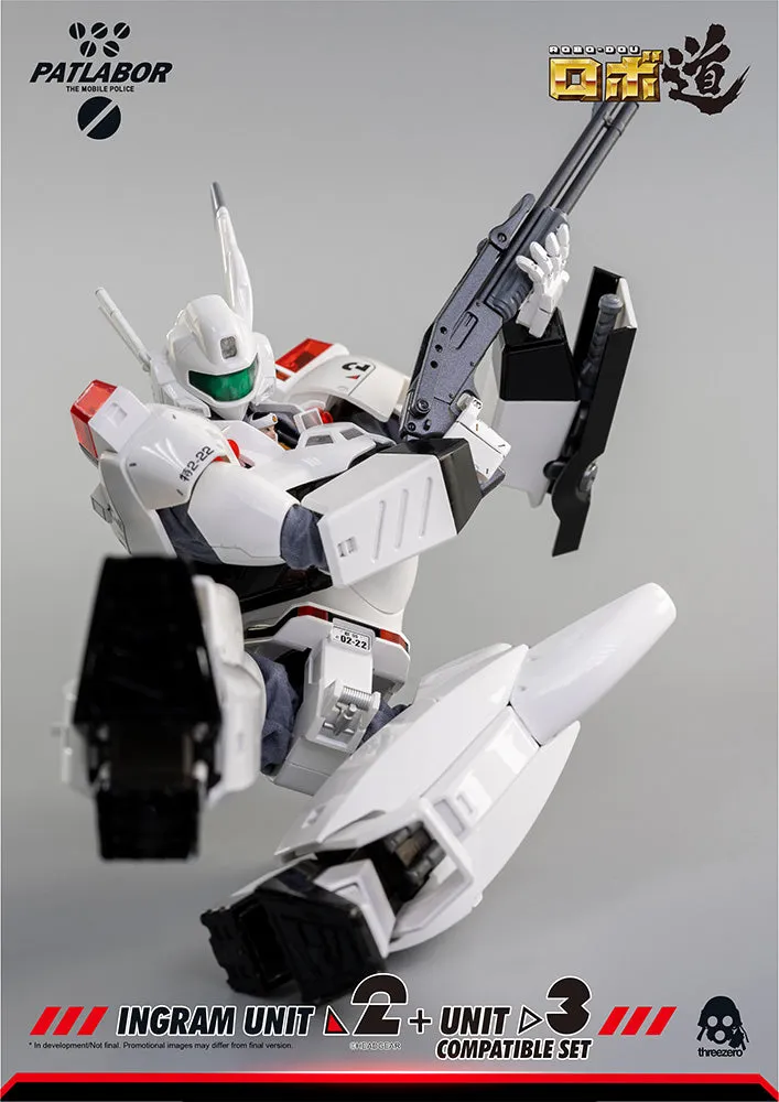 [Pre-order] Mobile Police Patlabor - ROBODOU Ingram Unit 2   Unit 3 Compatible Set Action Figure ThreeZero