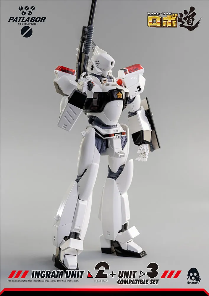 [Pre-order] Mobile Police Patlabor - ROBODOU Ingram Unit 2   Unit 3 Compatible Set Action Figure ThreeZero