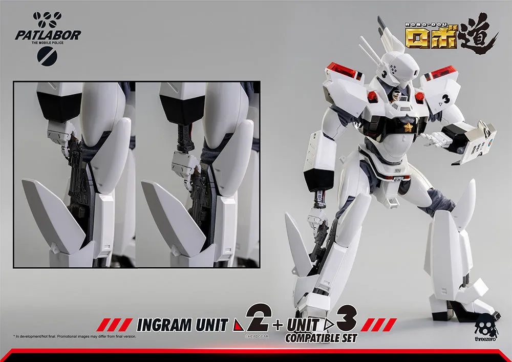 [Pre-order] Mobile Police Patlabor - ROBODOU Ingram Unit 2   Unit 3 Compatible Set Action Figure ThreeZero