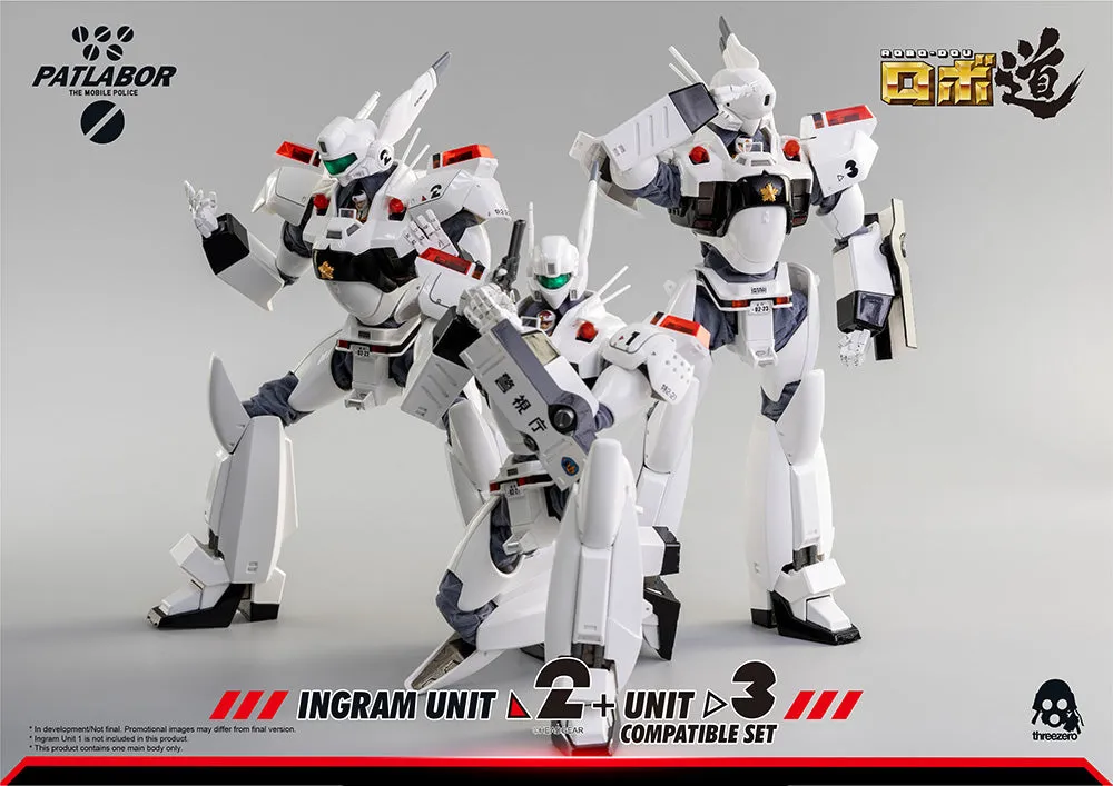 [Pre-order] Mobile Police Patlabor - ROBODOU Ingram Unit 2   Unit 3 Compatible Set Action Figure ThreeZero