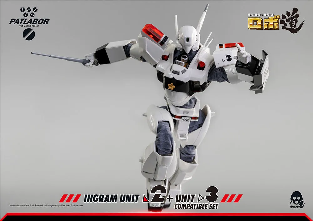 [Pre-order] Mobile Police Patlabor - ROBODOU Ingram Unit 2   Unit 3 Compatible Set Action Figure ThreeZero