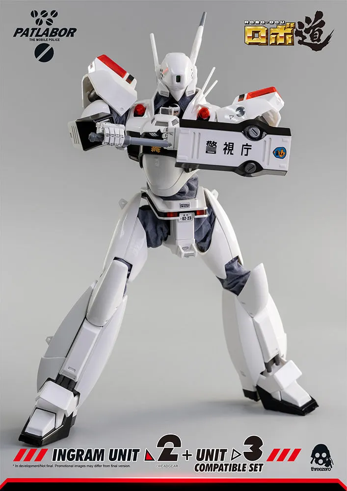 [Pre-order] Mobile Police Patlabor - ROBODOU Ingram Unit 2   Unit 3 Compatible Set Action Figure ThreeZero