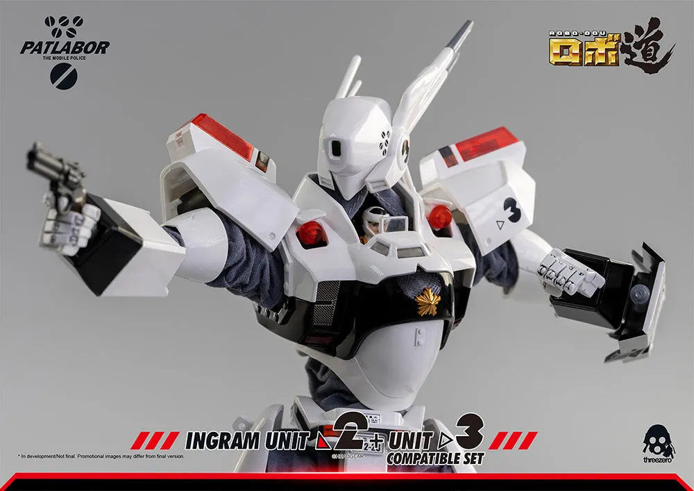 [Pre-order] Mobile Police Patlabor - ROBODOU Ingram Unit 2   Unit 3 Compatible Set Action Figure ThreeZero