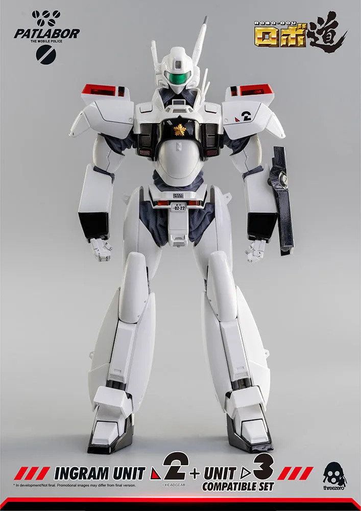 [Pre-order] Mobile Police Patlabor - ROBODOU Ingram Unit 2   Unit 3 Compatible Set Action Figure ThreeZero
