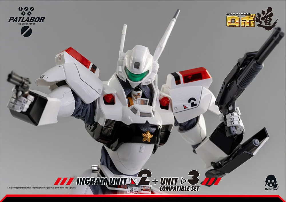 [Pre-order] Mobile Police Patlabor - ROBODOU Ingram Unit 2   Unit 3 Compatible Set Action Figure ThreeZero