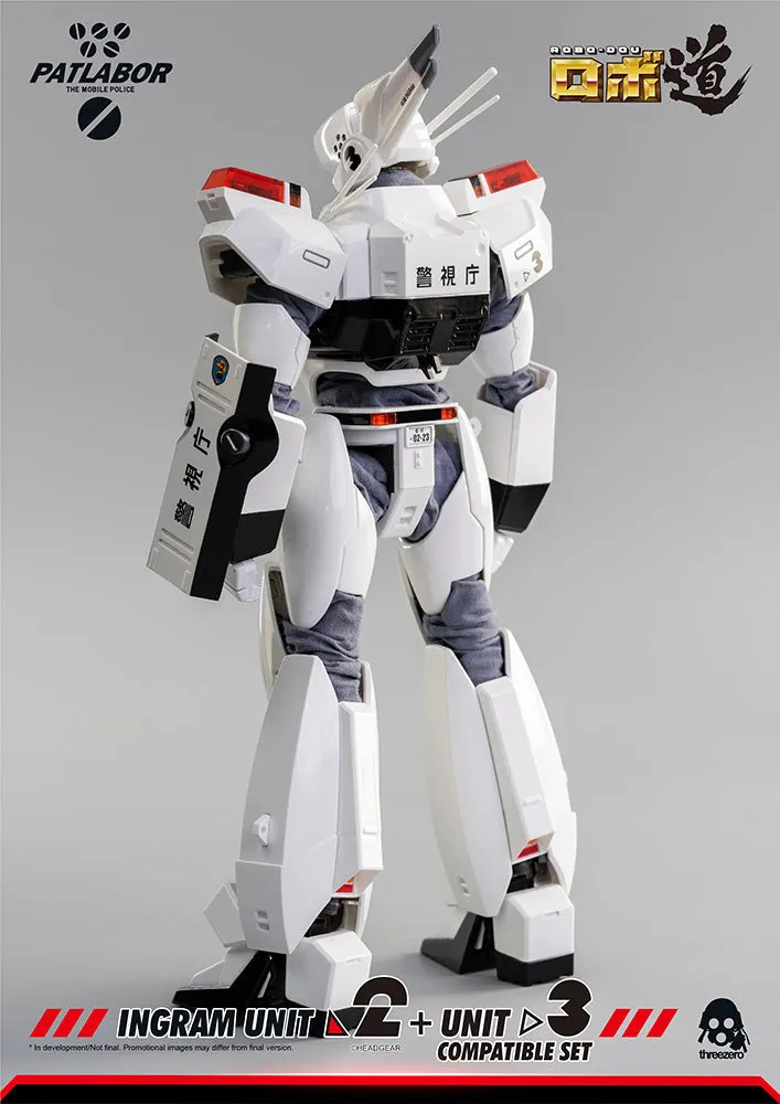 [Pre-order] Mobile Police Patlabor - ROBODOU Ingram Unit 2   Unit 3 Compatible Set Action Figure ThreeZero